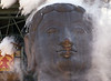 Jain Festival at Sravanabelagola : This festival occurs once every 12 years. Up to 2 million Jain pilgrims come to the town of Sravanabelagola to perform the Mahamastakabisheka (head annointing) ceremony on the monolithic sculpture of Sri Gomatheswar. Carved out of a single granite stone on top of a hill, the 58' 8" figure is the largest freestanding sculpture in the world. It is over a thousand years old.

Jainism began around the same time as Buddhism and shares many similarities. One difference I find interesting is that once the sould achieves liberation it remains intact and individual.